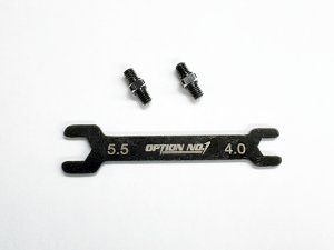 画像1: PR-001/アルミターンバックル・M3*10mm 2個入(レンチ付）