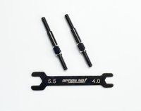 PR-010/アルミターンバックル・M3*38mm 2個入(レンチ付）