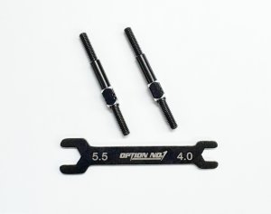 画像1: PR-010/アルミターンバックル・M3*38mm 2個入(レンチ付）