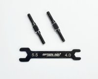 PR-007/アルミターンバックル・M3*30mm 2個入(レンチ付）