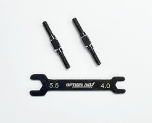 画像1: PR-007/アルミターンバックル・M3*30mm 2個入(レンチ付）