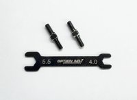PR-002/アルミターンバックル・M3*18mm 2個入(レンチ付）
