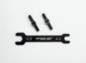 画像1: PR-002/アルミターンバックル・M3*18mm 2個入(レンチ付）