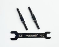 PR-008/アルミターンバックル・M3*32mm 2個入(レンチ付）
