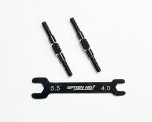 画像1: PR-009/アルミターンバックル・M3*35mm 2個入(レンチ付）