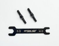 PR-003/アルミターンバックル・M3*20mm 2個入(レンチ付）