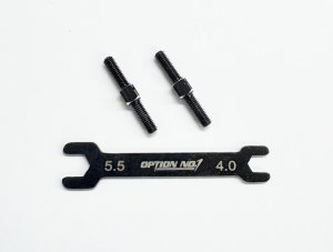 画像1: PR-004/アルミターンバックル・M3*23mm 2個入(レンチ付）