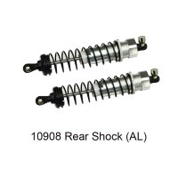 10908/Alum Rear Shock 2pcs（シルバー）