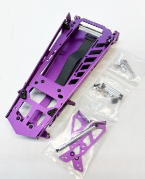 画像1: アルミシャーシフレーム/グラスホッパー、ホーネット（パープル/限定）