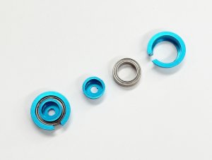 画像4: CU-003/アルミスプリングリテーナー（ボールベアリング仕様）スプリング内径：約13.5-約14ｍｍ