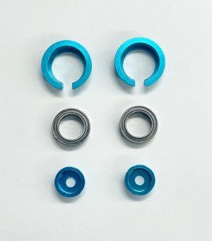 画像1: CU-003/アルミスプリングリテーナー（ボールベアリング仕様）スプリング内径：約13.5-約14ｍｍ