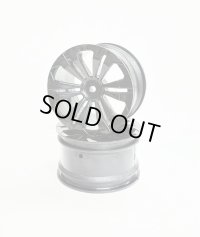 10513/バギー用リヤホイール・2.2インチ/六角ハブ仕様/2個入（ブラック）