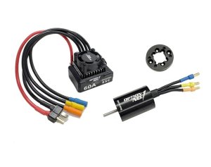 画像1: 【8月末以降発売予定/予約分】BLC-380/サプライズ・ブラシレスコンボセット380サイズ(2Pコネクター）
