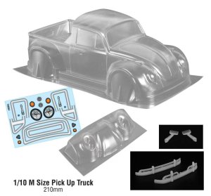 画像1: Mシャーシ用クリアボディ(タイプBＴ)