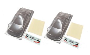 画像2: エアストリーム・ツーリングカー用クリアボディ(190mm)【2枚セット】