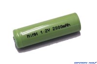 NO-122000-2/ダッシュパワーNiMH 1.2V 2000mAh　単3型ニッケル水素バッテリー2本セット