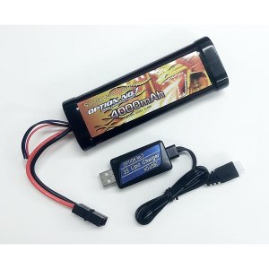 画像1: NO-LION4020-USBC/セーフティパワー Li-on 7.4V 4000mAh/20C+USB充電器セット