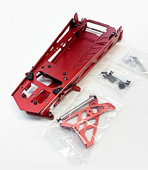 アルミシャーシフレーム/グラスホッパー、ホーネット（レッド/限定）