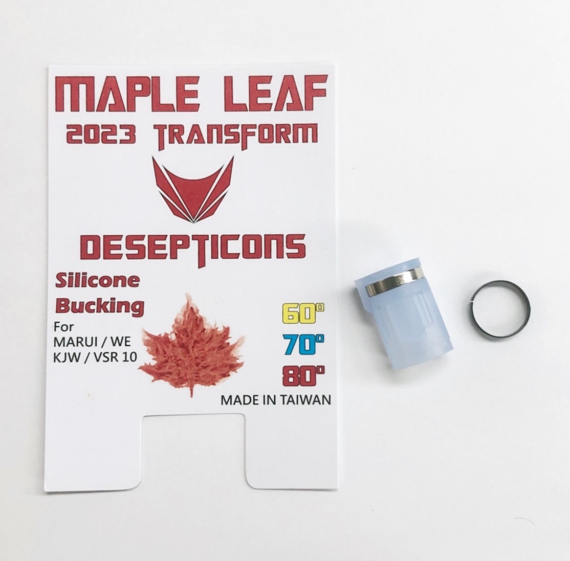 23-SLC-TH06D70/Maple Leaf (メープルリーフ)2023Verディセプティコンホップアップパッキン70°(シリコン)