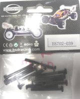 画像: バルクヘッド ボタンバインドビス（３×３０） １２PCS(B-Head Cross Screw(BM3*30) 12PCS)