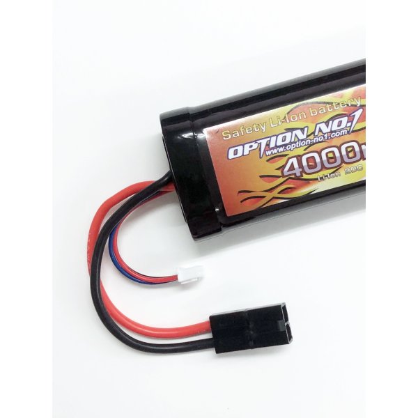 画像2: セーフティパワー Li-on 7.4V 4000mAh/20C (2)