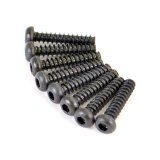 画像: 85179/Round Head Self Tapping Hex Screw 3*15 8pcs