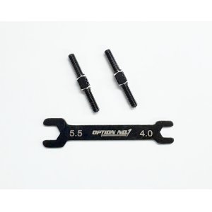 画像: PR-005/アルミターンバックル・M3*26mm 2個入(レンチ付）