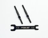 画像: PR-010/アルミターンバックル・M3*38mm 2個入(レンチ付）
