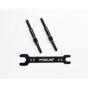 画像: PR-010/アルミターンバックル・M3*38mm 2個入(レンチ付）