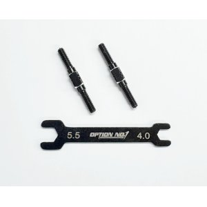 画像: PR-007/アルミターンバックル・M3*30mm 2個入(レンチ付）