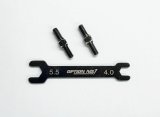 画像: PR-002/アルミターンバックル・M3*18mm 2個入(レンチ付）