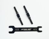 画像: PR-008/アルミターンバックル・M3*32mm 2個入(レンチ付）