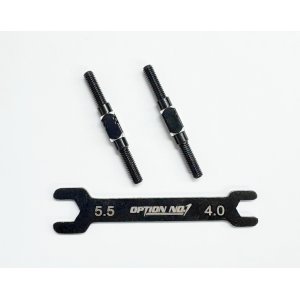 画像: PR-008/アルミターンバックル・M3*32mm 2個入(レンチ付）