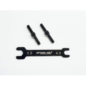 画像: PR-004/アルミターンバックル・M3*23mm 2個入(レンチ付）
