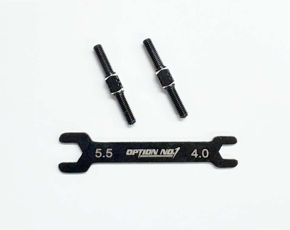 画像1: PR-005/アルミターンバックル・M3*26mm 2個入(レンチ付） (1)