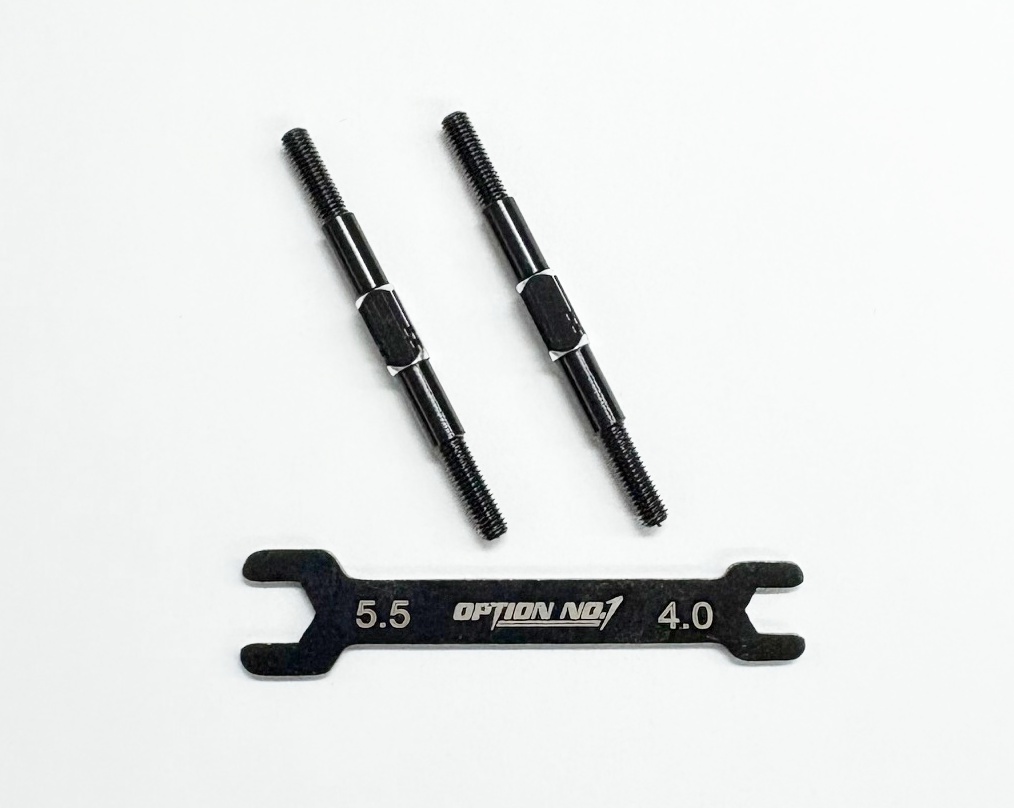 画像1: PR-012/アルミターンバックル・M3*44mm 2個入(レンチ付） (1)
