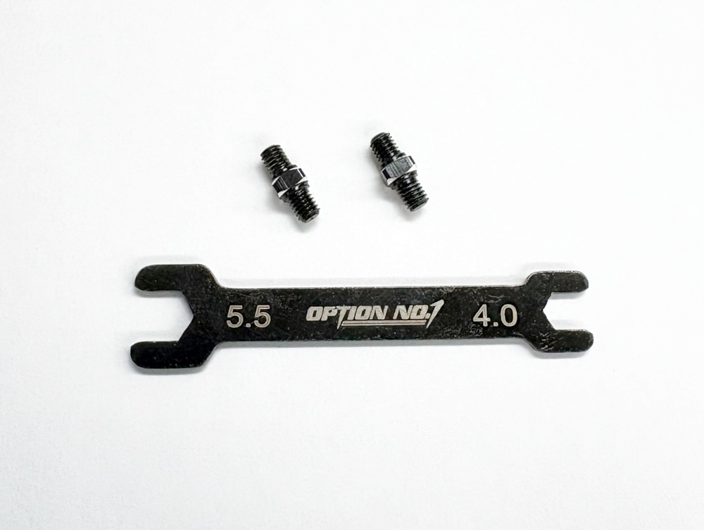画像1: PR-001/アルミターンバックル・M3*10mm 2個入(レンチ付） (1)