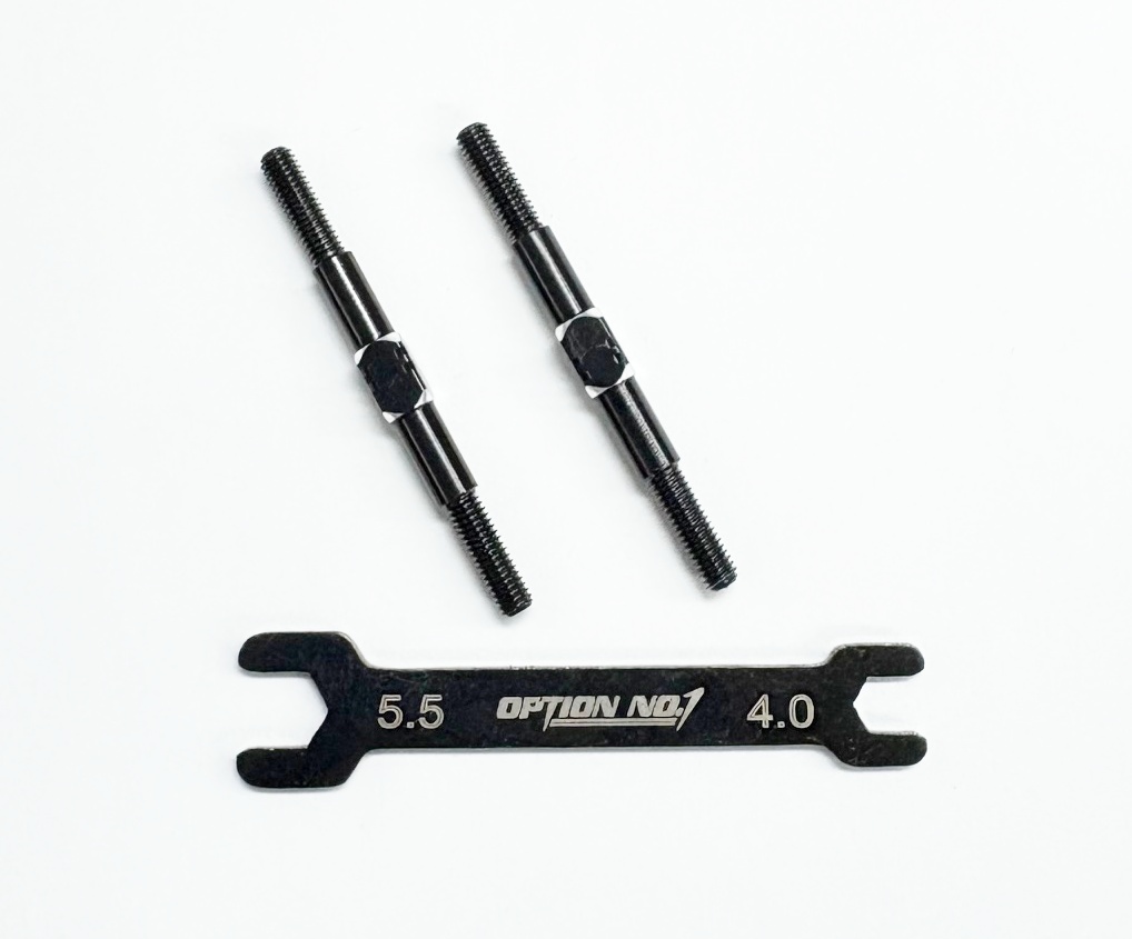 画像1: PR-011/アルミターンバックル・M3*41mm 2個入(レンチ付） (1)