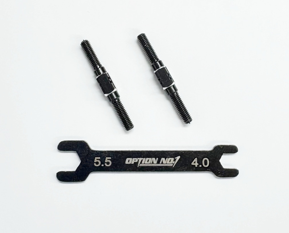画像1: PR-007/アルミターンバックル・M3*30mm 2個入(レンチ付） (1)