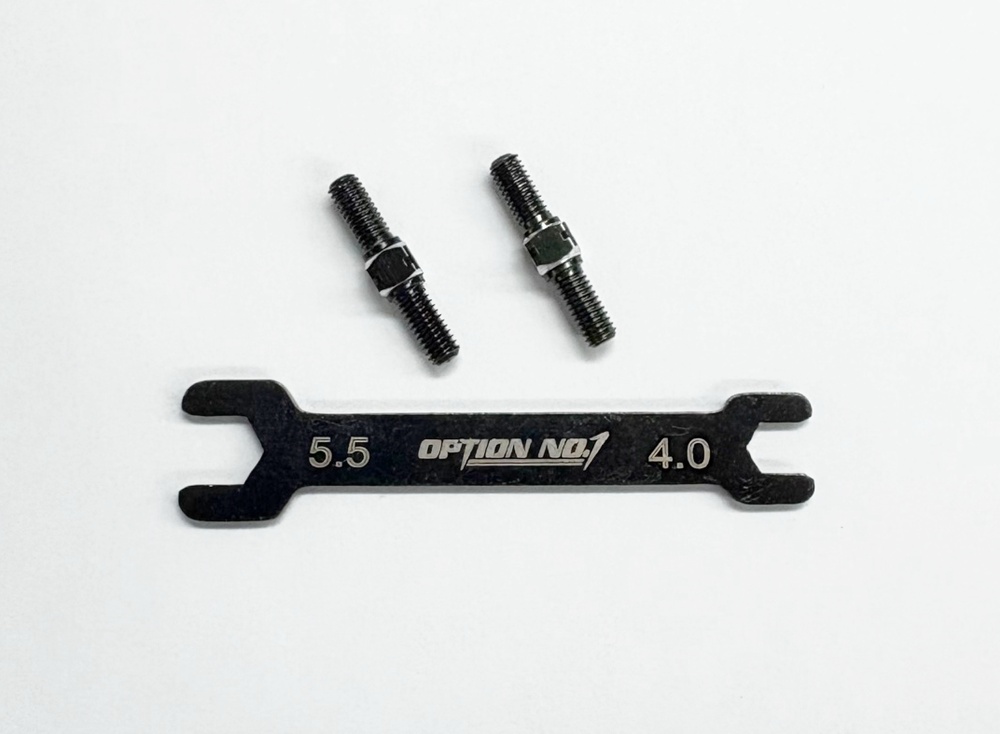 画像1: PR-002/アルミターンバックル・M3*18mm 2個入(レンチ付） (1)