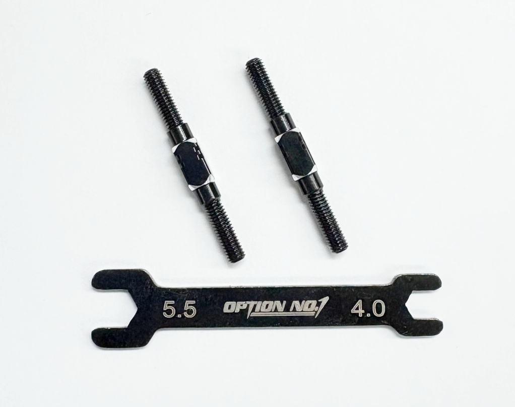 画像1: PR-008/アルミターンバックル・M3*32mm 2個入(レンチ付） (1)