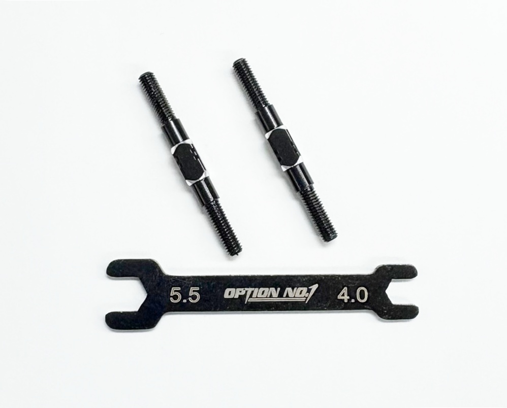 画像1: PR-009/アルミターンバックル・M3*35mm 2個入(レンチ付） (1)