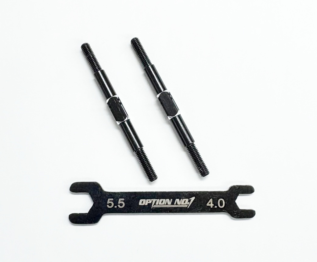 画像1: PR-013/アルミターンバックル・M3*46mm 2個入(レンチ付） (1)