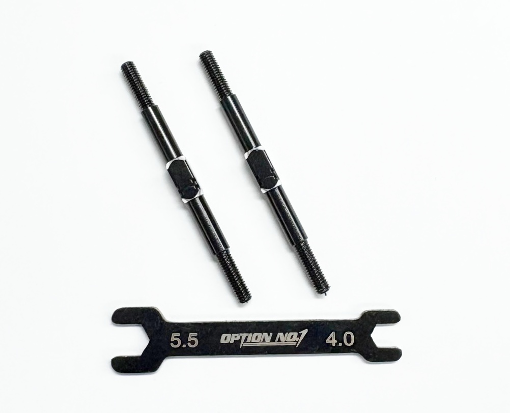 画像1: PR-014/アルミターンバックル・M3*50mm 2個入(レンチ付） (1)